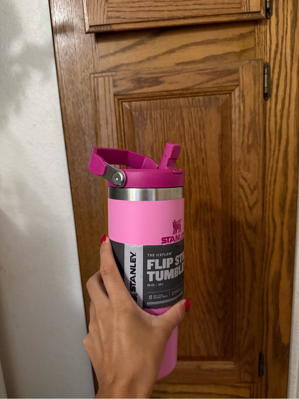 Stanley Pink Flip Straw Tumbler - Picture 2 of 4
